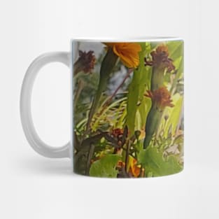 Butterfly and Lettuce Mug